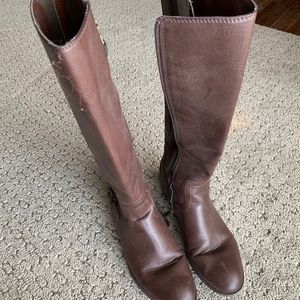 Brown Knee Height Boots